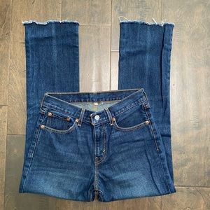 Levi’s Kick Crop high waist jeans, 27 / 4